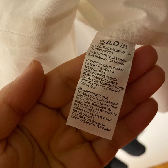 Lord & Taylor Cotton 3/4 Sleeve Top - Picture 7 of 8